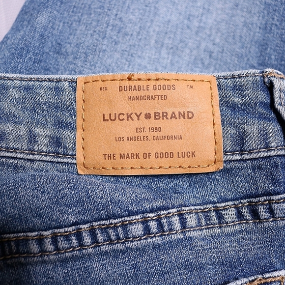 Lucky Brand Lolita Skinny Embellished Embroidered Ankle Length Jeans Size 6/28 - Picture 7 of 9